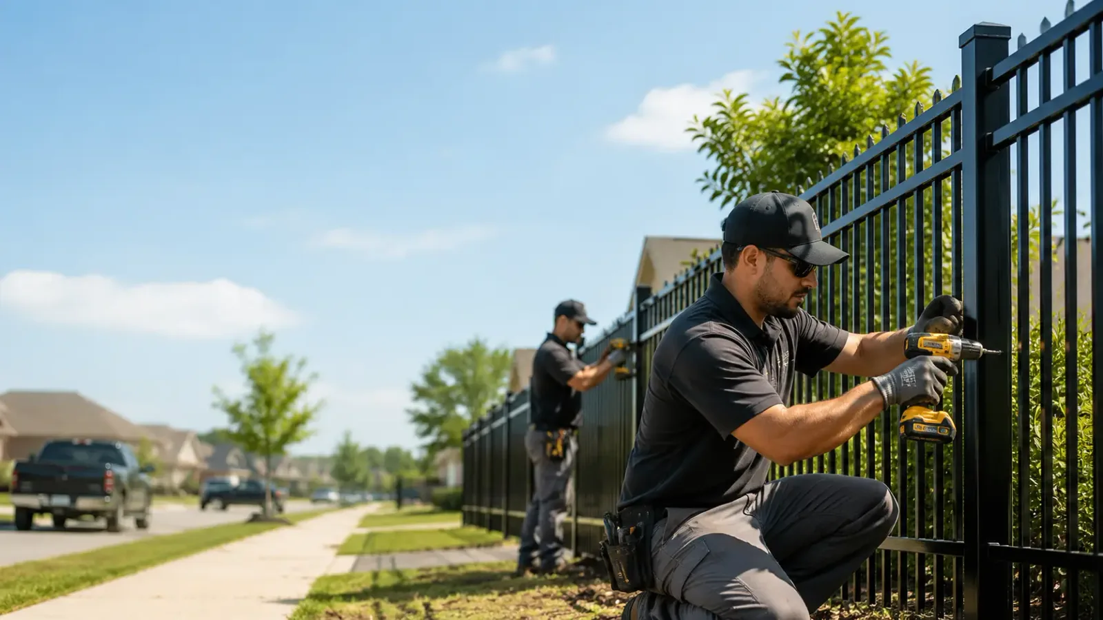 Metal Fence Installation in Biloxi, MS